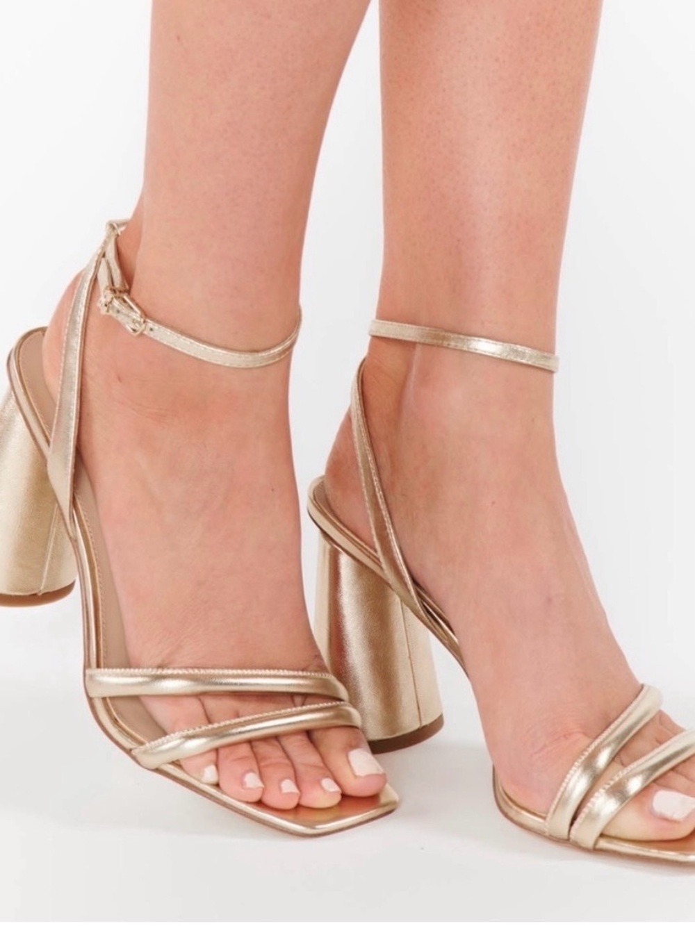 Sam Edelman Women's Kia Ankle Strap High Heel Sandals (WIDE)